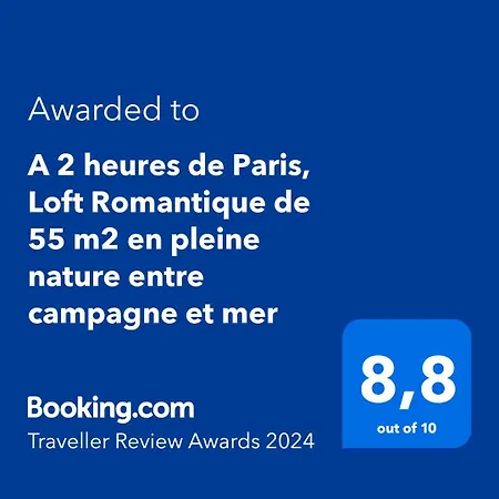 A 2 De Paris, Loft Romantique De 55 M2 En Pleine Nature Entre Campagne Et Penzion